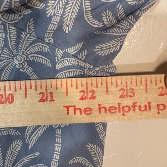 Reyn Spooner Shirt Mens Large Palm Tree Hawaiian Aloha Short Sleeve Button Front - Picture 5 of 6